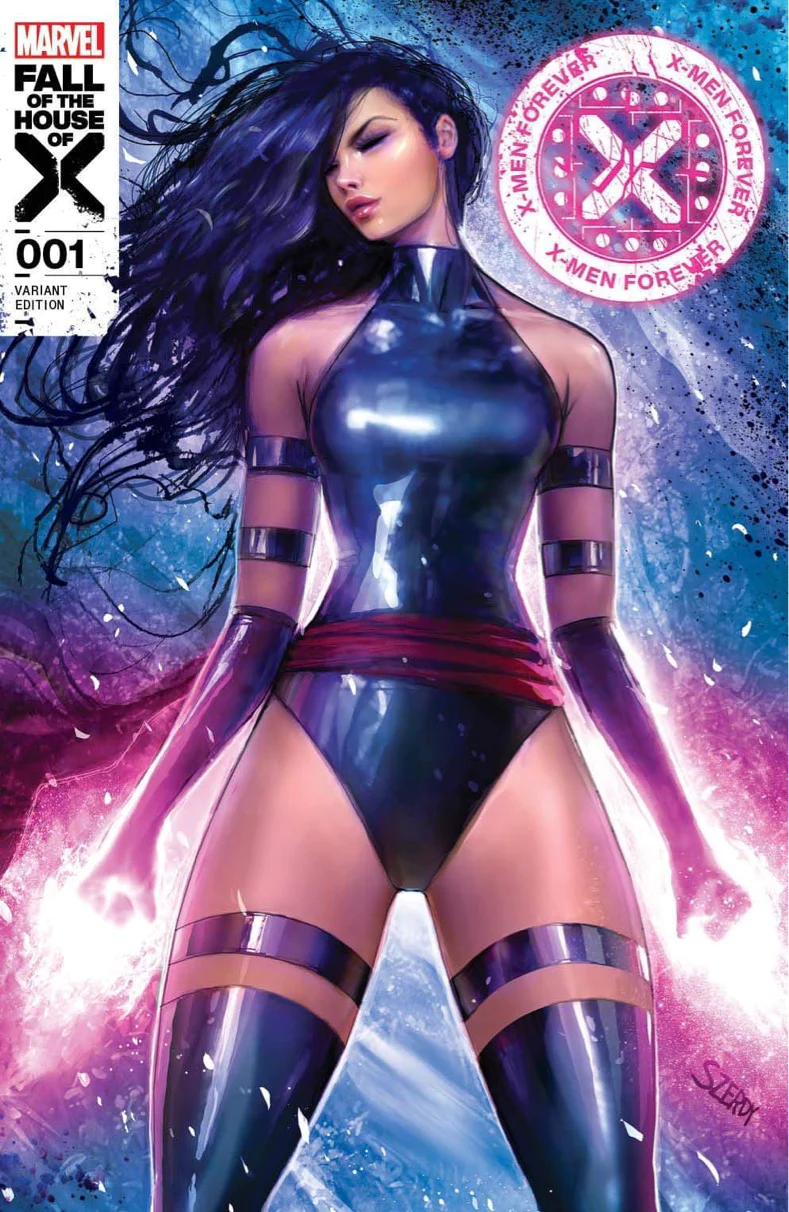 X-MEN FOREVER #1 EXCLUSIVE TRADE - SZERDY - PSYLOCKE