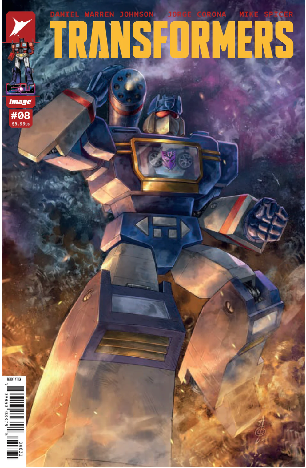 TRANSFORMERS #8 EXCLUSIVE TRADE - SOUNDWAVE - ALAN QUAH LTD 500