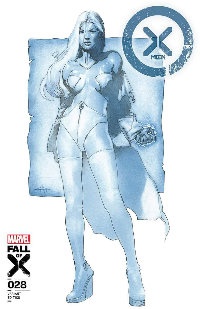 X-MEN #28 VIRGIN/TRADE EXCLUSIVE - GABRIELE DELL’OTTO - EMMA FROST - FALL OF X