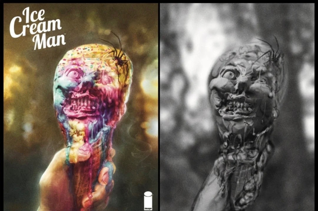 ICE CREAM MAN #25 VIRGIN & TRADE EXCLUSIVE  - ROMERO - MOVIE COMING