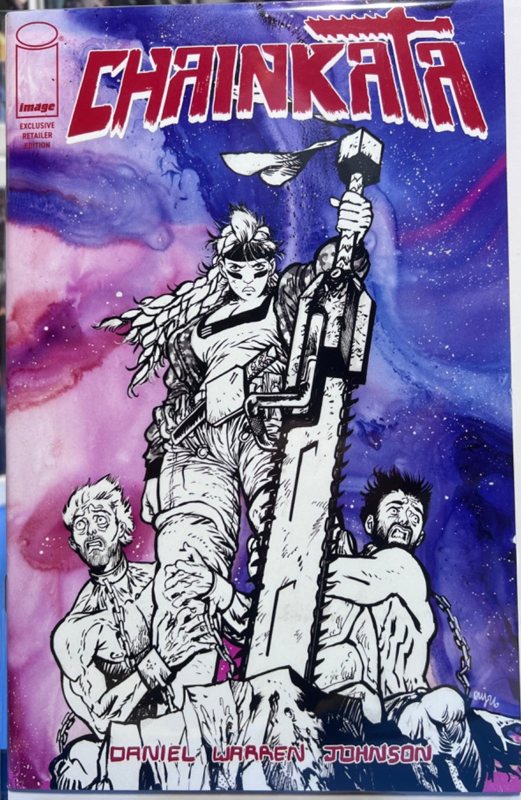 CHAINKATA EXCLUSIVE RETAILER ASHCAN EDITION IMAGE DANIEL WARREN JOHNSON