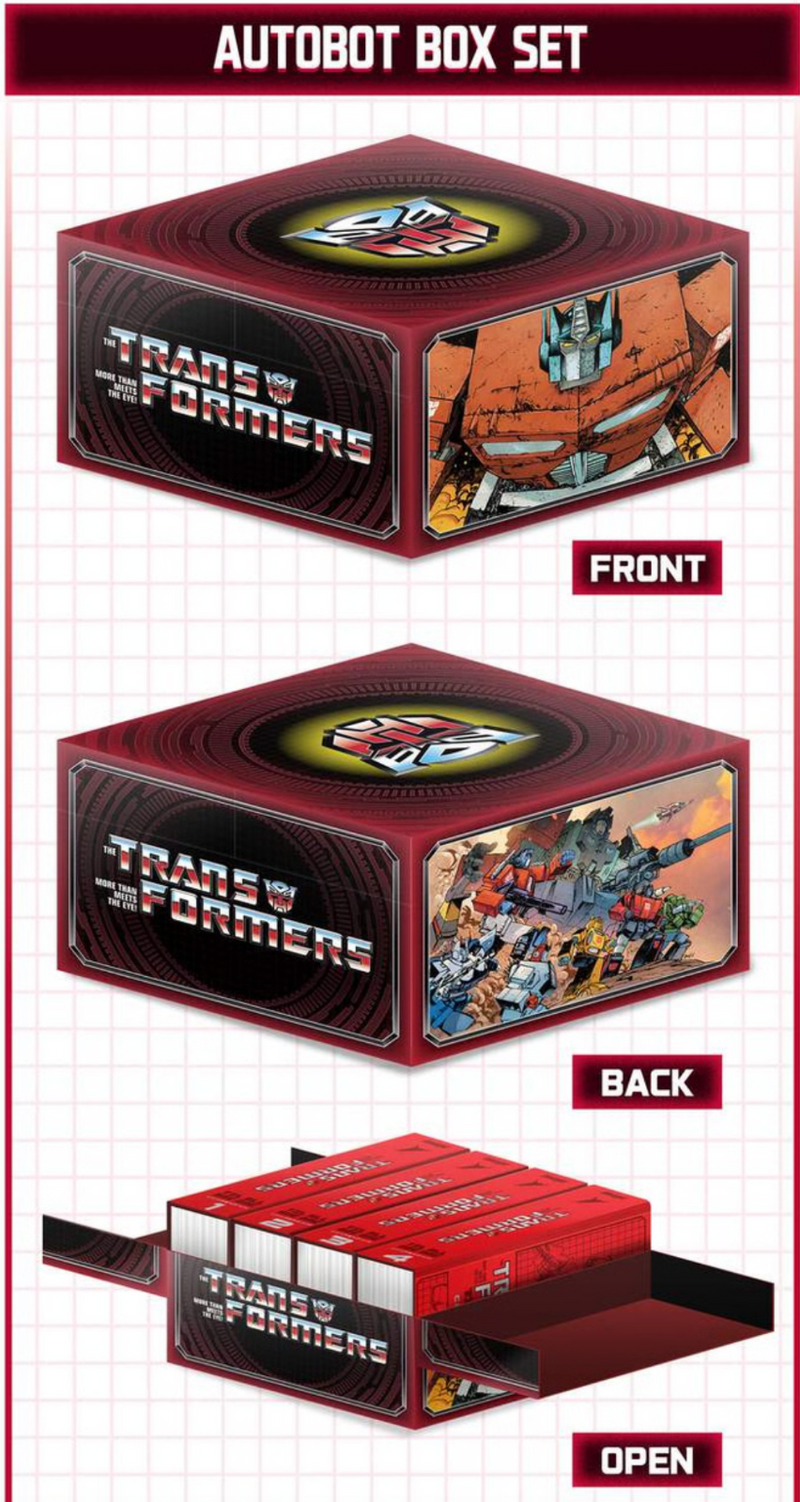 TRANSFORMERS TIL ALL ARE ONE KICKSTARTER COMPENDIUM AUTOBOT HC 4 VOL BOX SET NEW