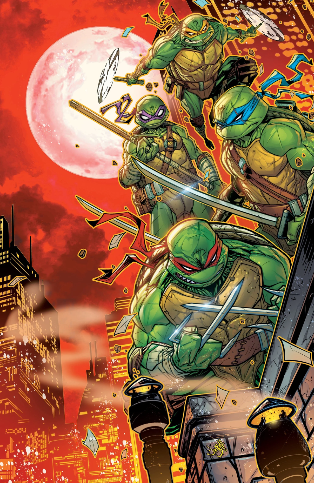 TEENAGE MUTANT NINJA TURTLES #12 JONBOY MEYERS 1:50 VIRGIN RATIO - KEY ISSUE