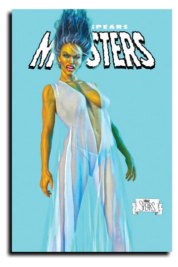 MARK SPEARS MONSTERS #3 EXCLUSIVE BRIDEZILLA LTD 600 DOUBLE SIDED - SOLD OUT