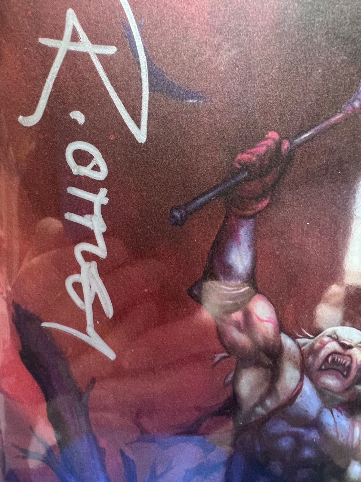 INVINCIBLE UNIVERSE BATTLE BEAST #3 DOUBLE SIGNED FOIL EXCLUSIVE - OTTLEY & CHO