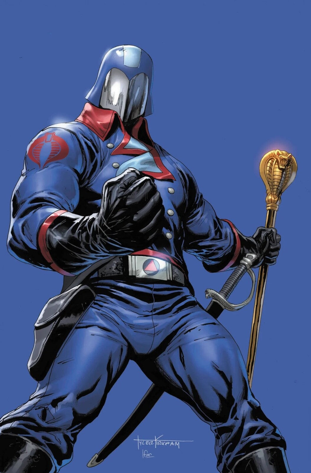 GI JOE #4 EXCLUSIVE VIRGIN - TYLER KIRKHAM  LTD 750 COBRA COMMANDER