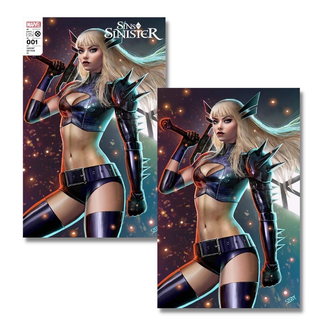 SINS OF SINISTER DOMINION #1 EXCLUSIVE VIRGIN/TRADE SET - SZERDY - MAGIK - X-MEN