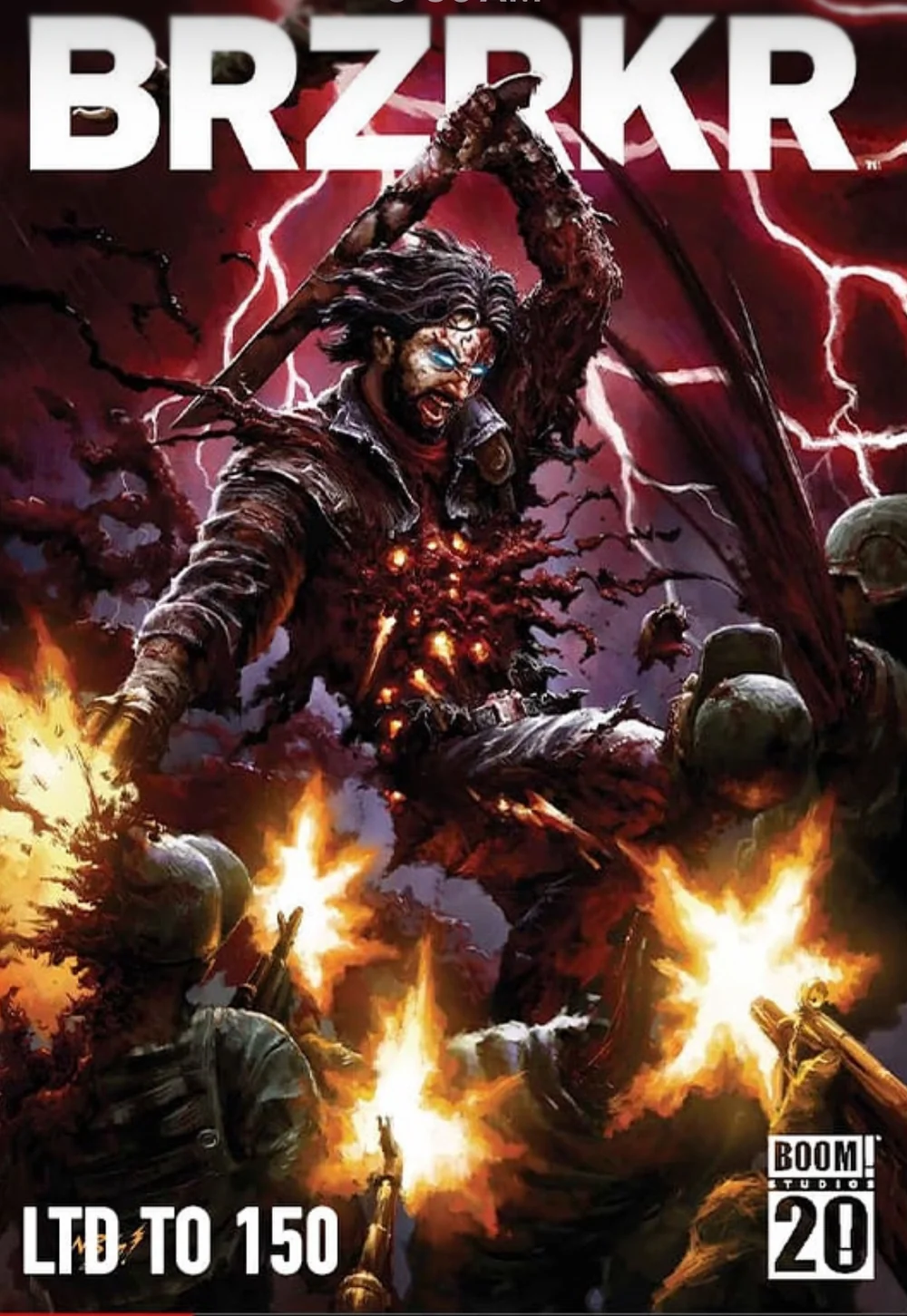 BRZRKR #1 CONVENTION EXCLUSIVE (2025)   - NRG LTD 150 - MOVIE COMING KEANU