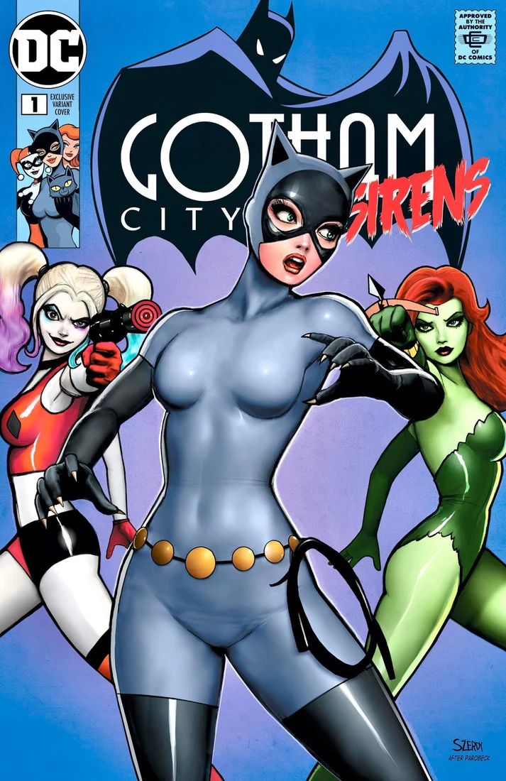 GOTHAM CITY SIRENS #1 EXCLUSIVE TRADE HOMAGE - SZERDY
