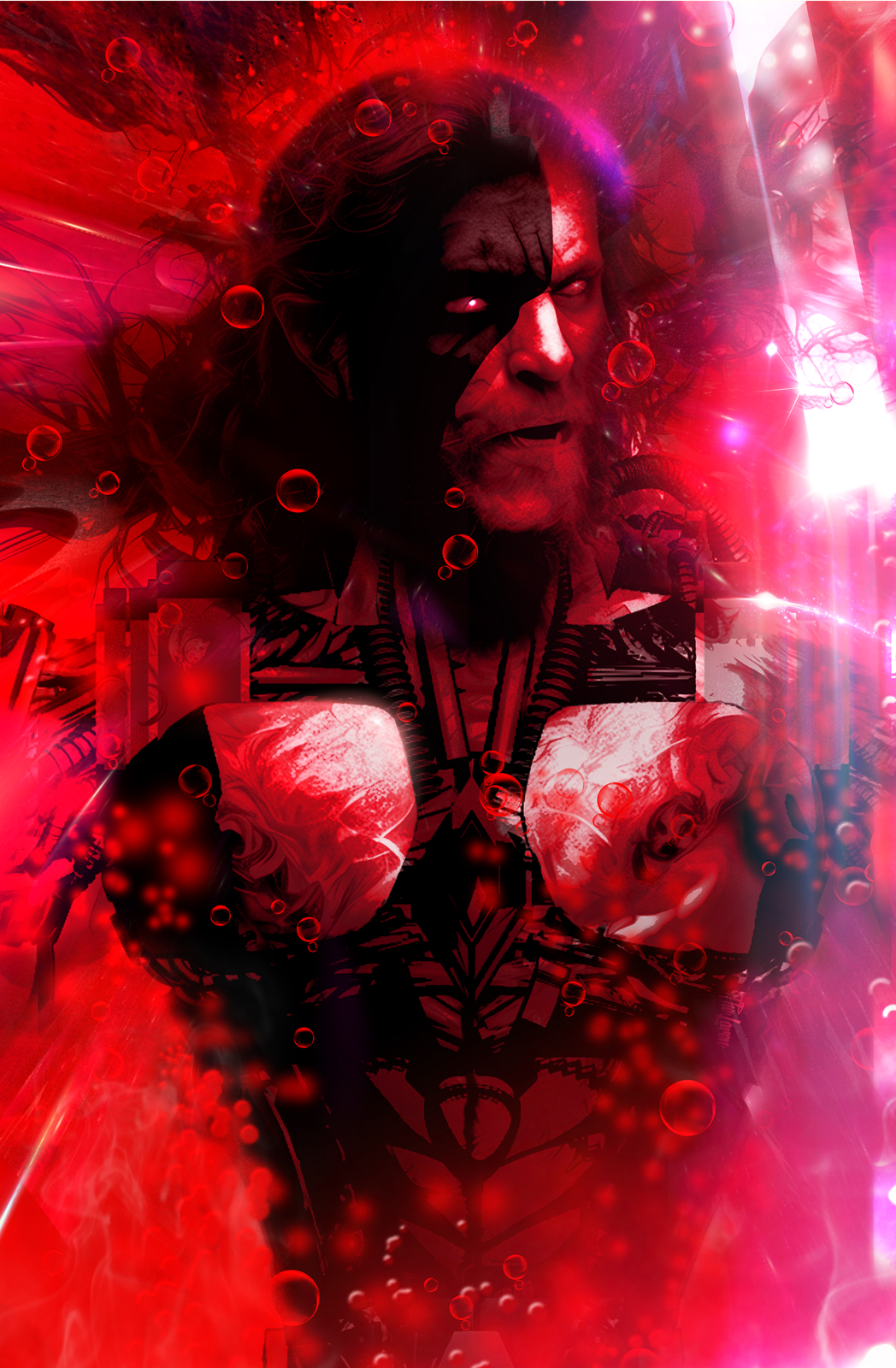 BLOOD RED RAVEN 1 REMASTERED EXCLUSIVE VIRGIN & TRADE FOIL SET - LE 25