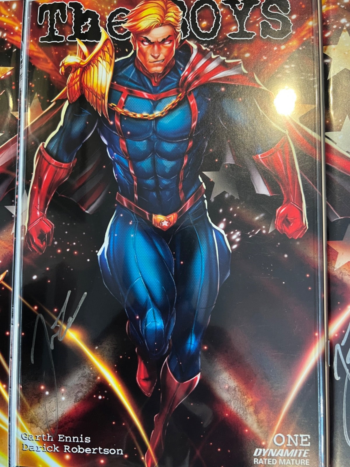 THE BOYS #1 EXCLUSIVE DALLAS EXPO  LTD 50 SETS - TYNDALL - SIGNED W/ COA  (2025)