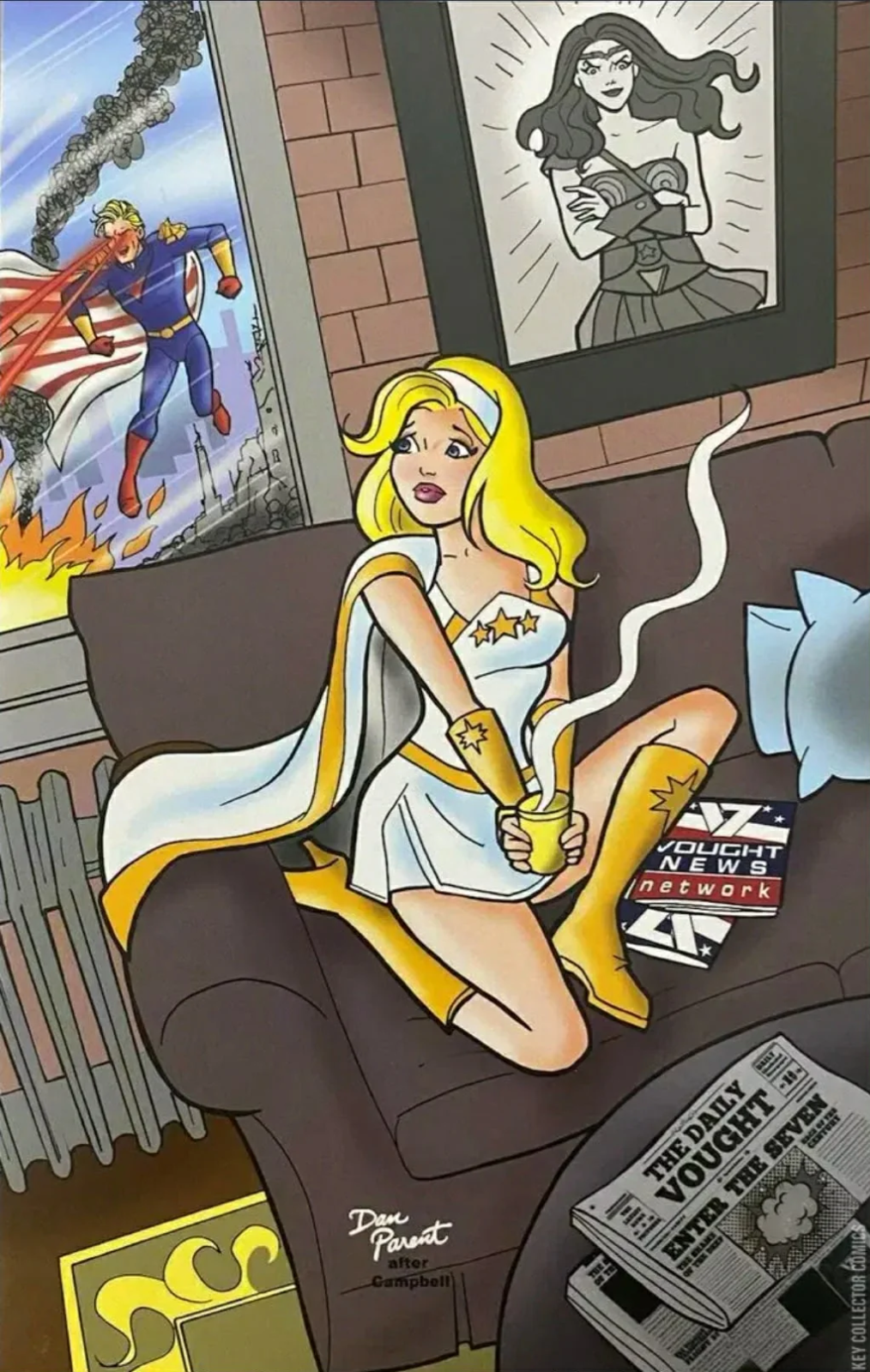 THE BOYS #1 ASM 601 J. SCOTT CAMPBELL HOMAGE VIRGIN - DAN PARENT NYCC EXCLUSIVE