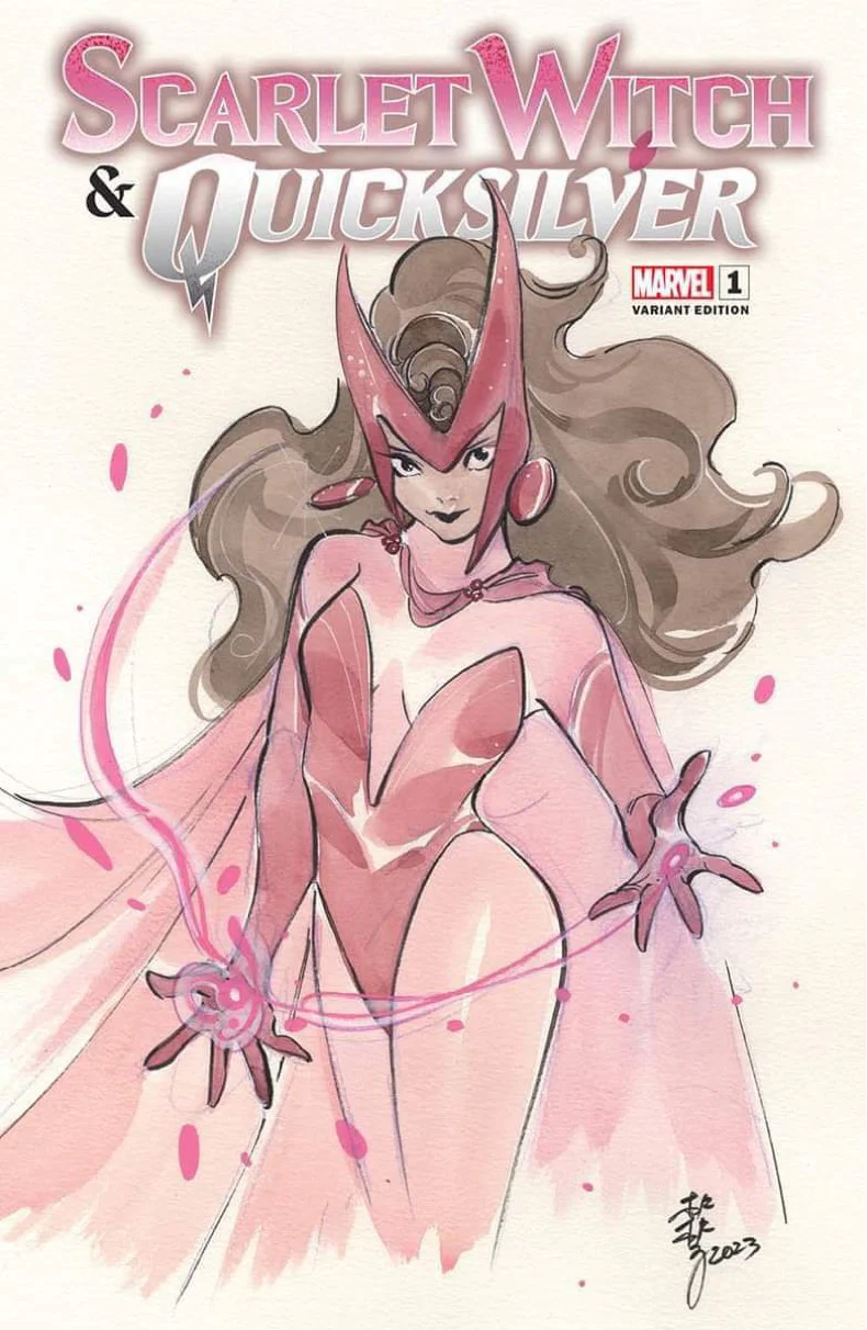 SCARLET WITCH & QUICKSILVER #1 EXCLUSIVE VIRGIN/TRADE - PEACH MOMOKO - X-MEN