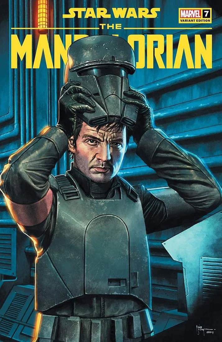 STAR WARS MANDALORIAN SEASON 2 #7 EXCLUSIVE VIRGIN/TRADE - MICO SUAYAN