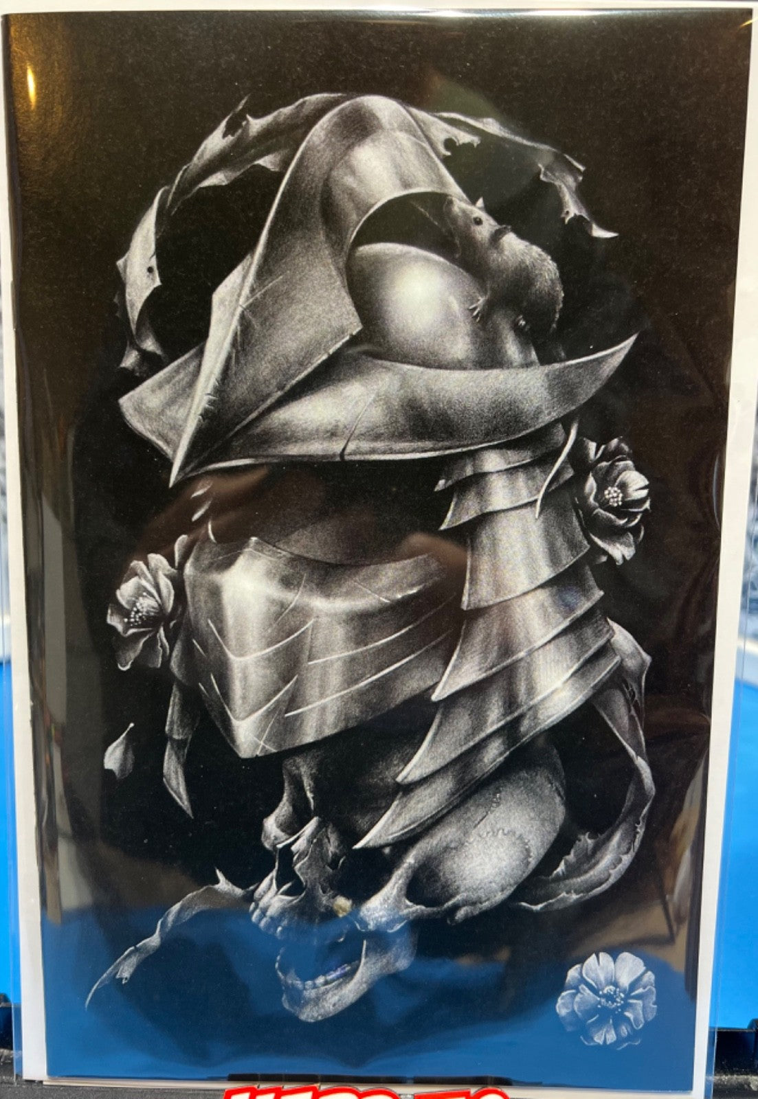 TMNT SHREDDER 2 VIRGIN EXCLUSIVE B&W - CURREY - The Cobra Webster’s Vault