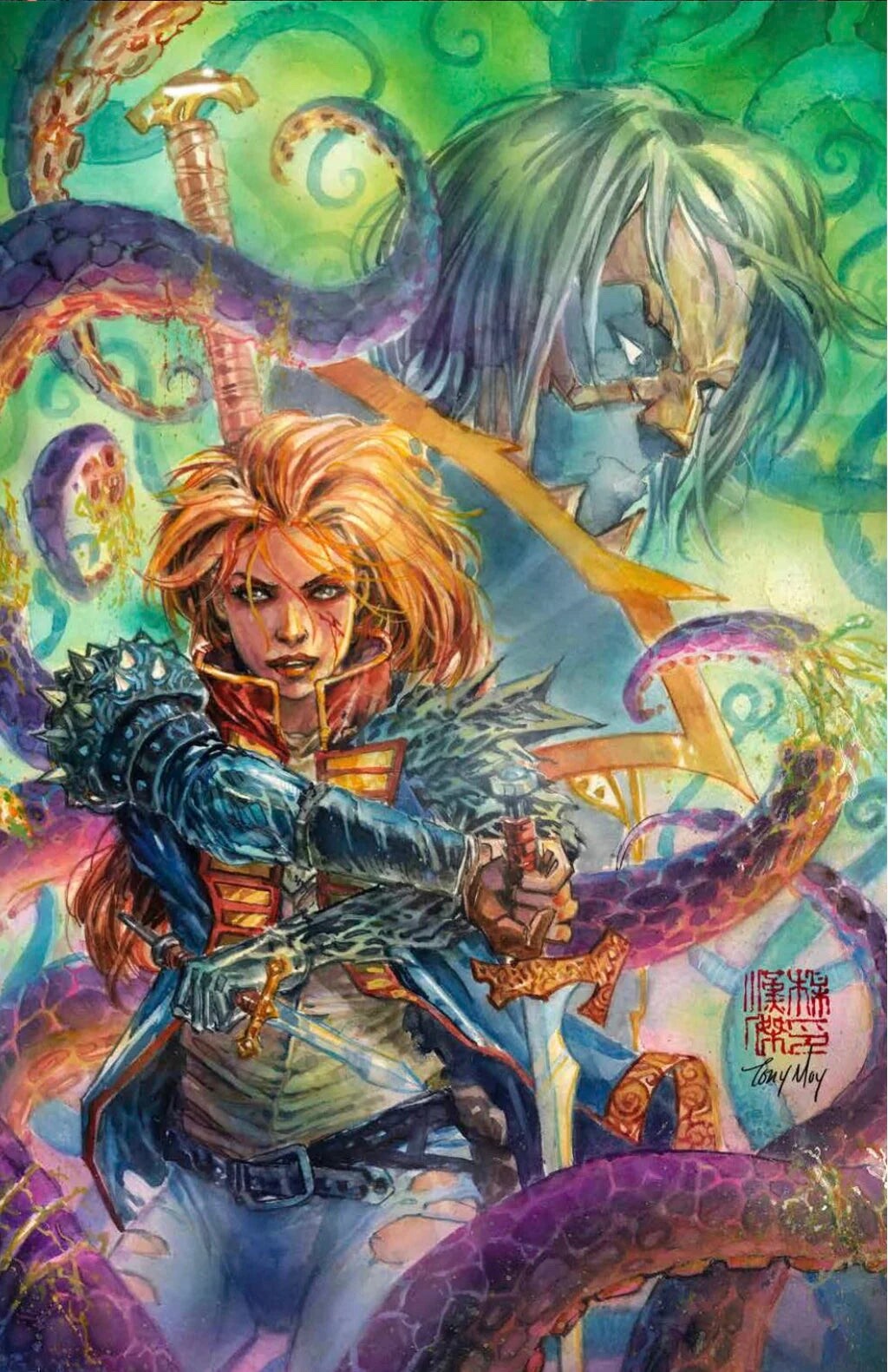 TONY DANIEL'S EDENWOOD #1  VIRGIN EXCLUSIVE - MOY-  LE400 - DEMON HUNTER