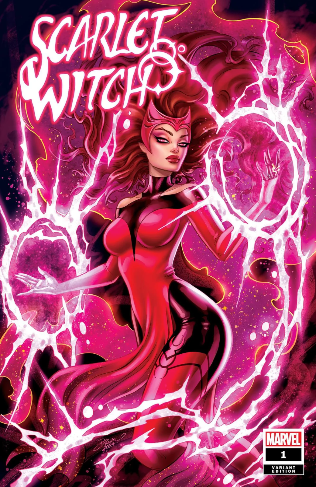SCARLET WITCH #1 EXCLUSIVE VIRGIN/TRADE DALLAS EXPO - DAWN MCTEIGUE - LTD 1K