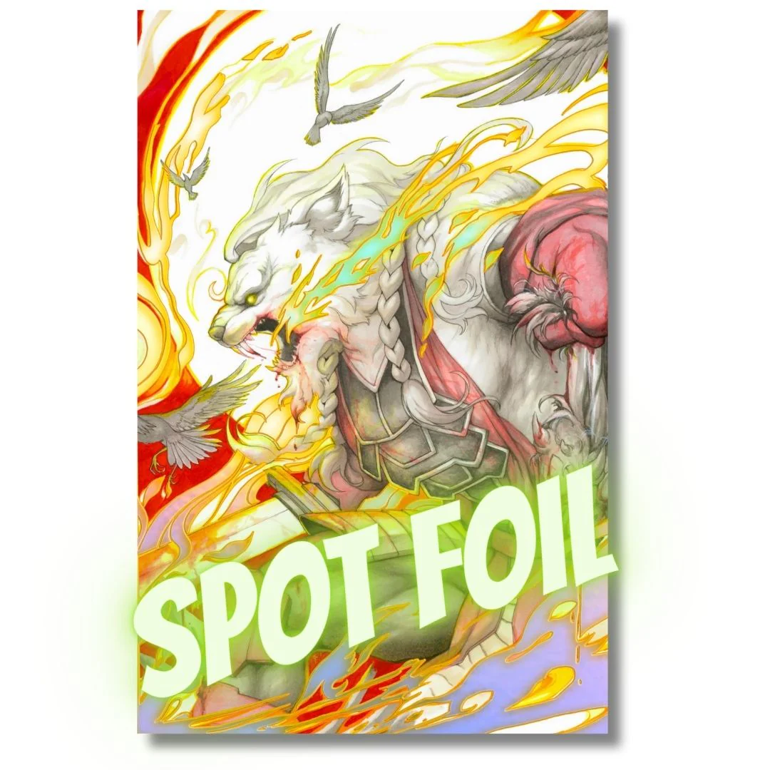 BATTLE BEAST #3 VIRGIN SPOT FOIL & TRADE EXCLUSIVE - RATCHA LIN