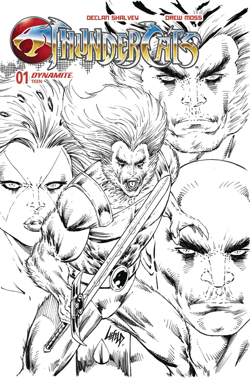 THUNDERCATS #1 LIEFELD 1:10 SKETCH & 1:15 VIRGIN - INCENTIVE SET