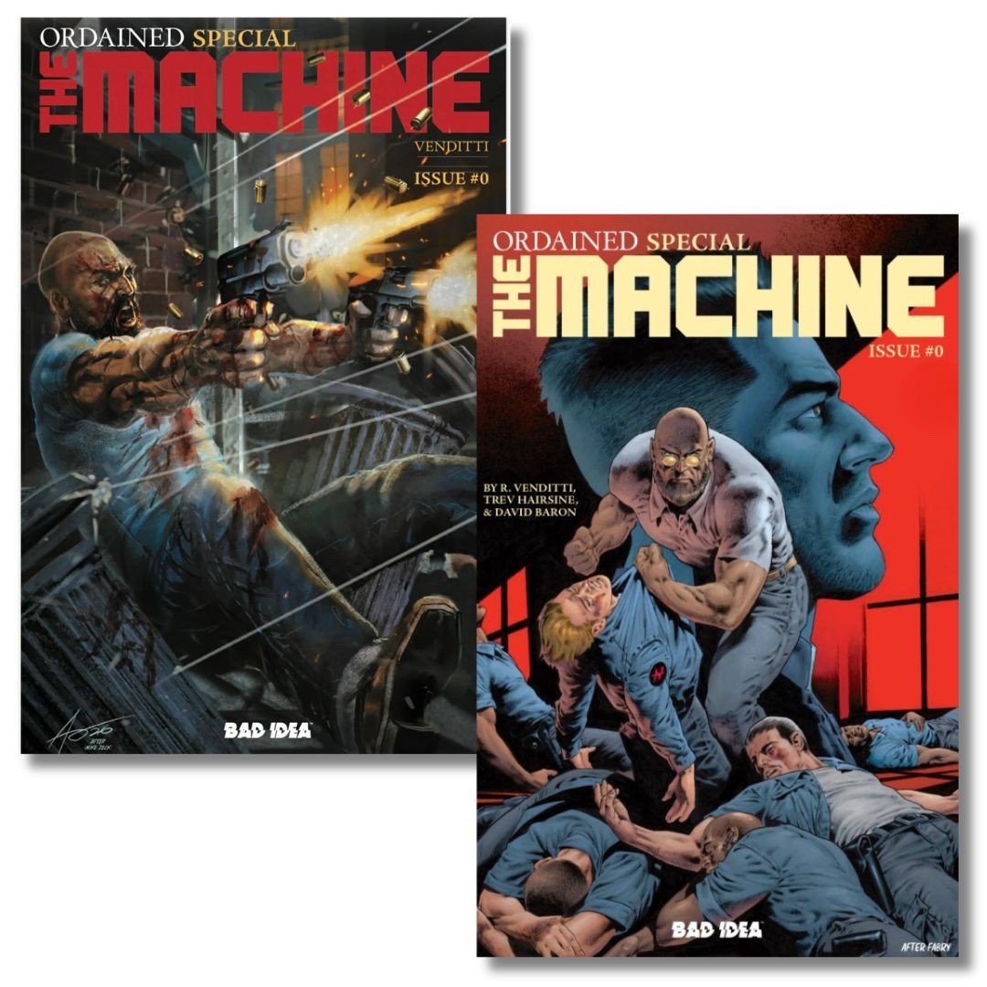ORDAINED THE MACHINE #0 EXCLUISVE RUDY AO PUNISHER HOMAGE & 1:20 BATMAN HOMAGE
