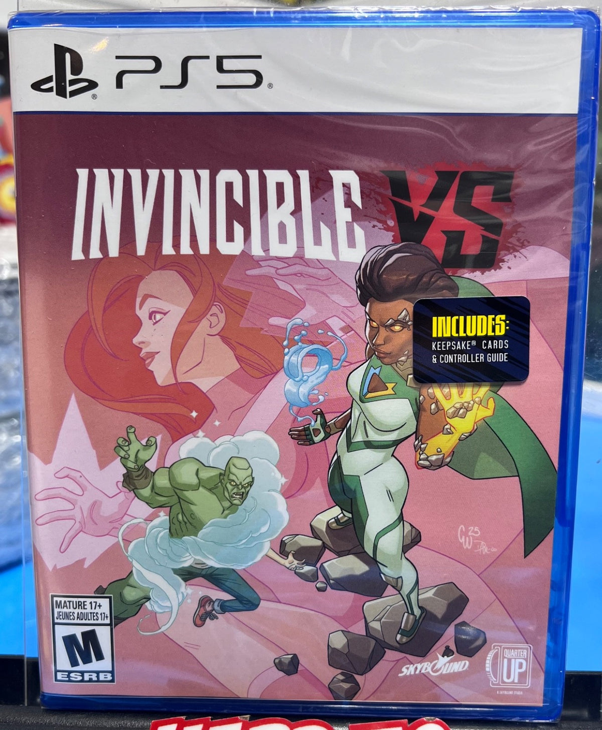 INVINCIBLE vs Ps5 Lunar Exclusive Standard Ed Bundle (Mature) COLLECTOR CARD