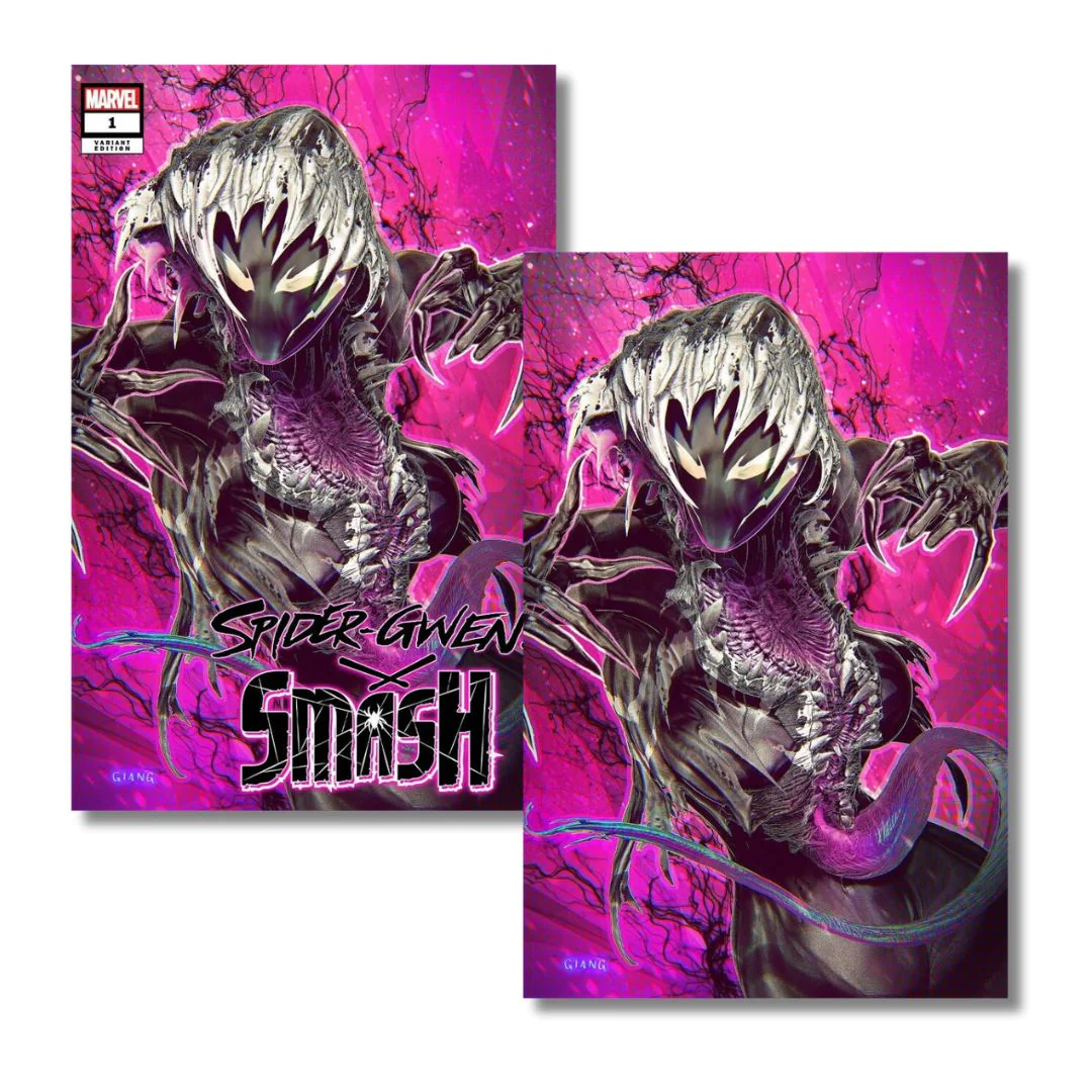 SPIDER-GWEN SMASH #1 MEGACON EXCLUSIVE VIRGIN/TRADE - GWENOM - JOHN GIANG