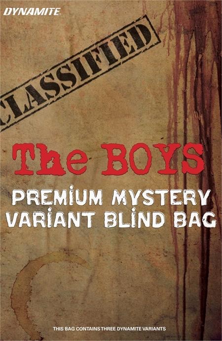 THE BOYS #1 BLOODY BLIND BAG DYNAMITE - 3 EXCLUSIVES PER BAG - SEALED