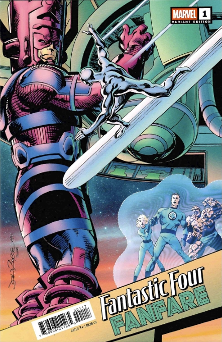 1:50 FANTASTIC FOUR FANFARE #1 INCENTIVE HIDDEN GEM - JOHN BYRNE - GALACTUS