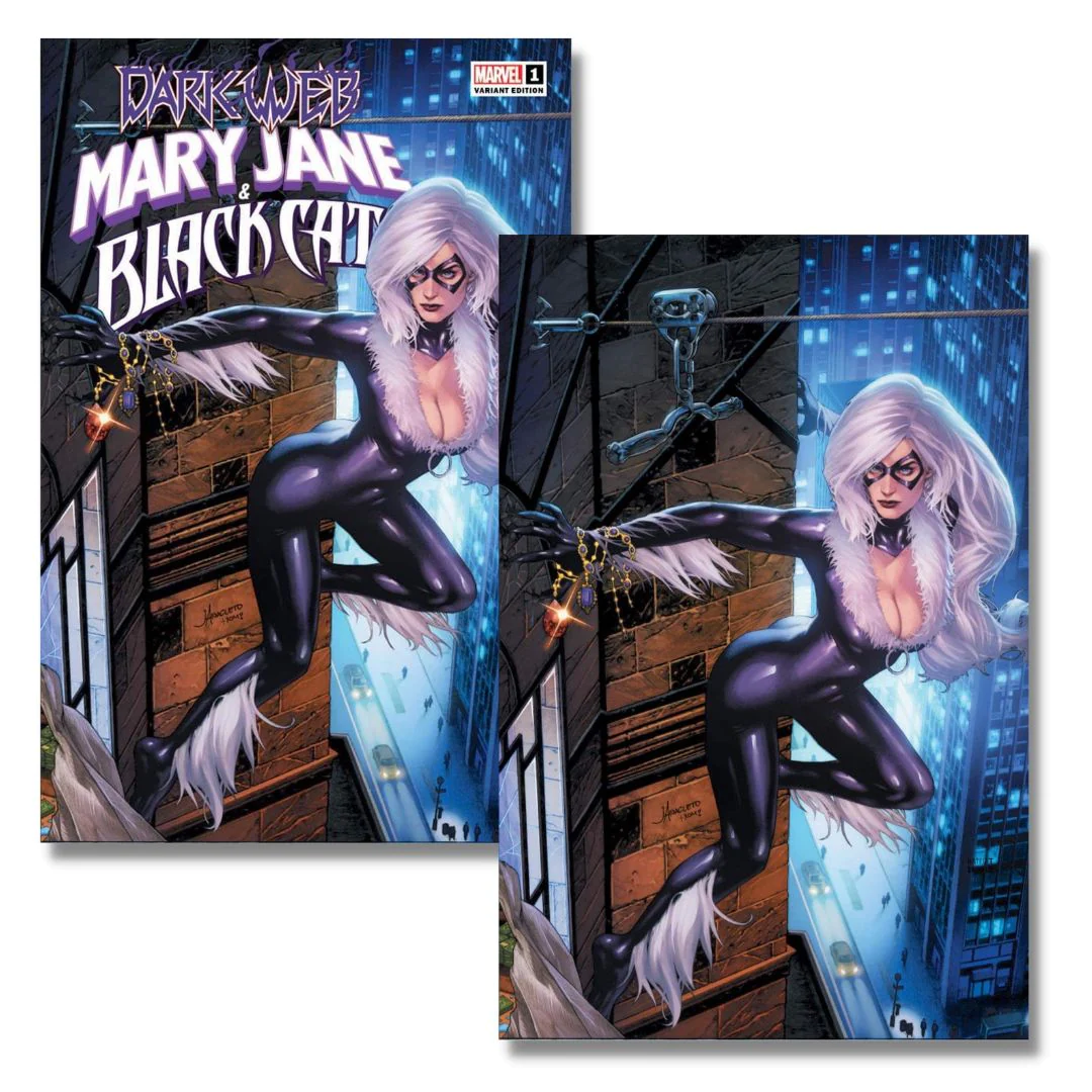 DARK WEB MARY JANE & BLACK CAT #1 EXCLUSIVE VIRGIN/TRADE - JAY ANACLETO
