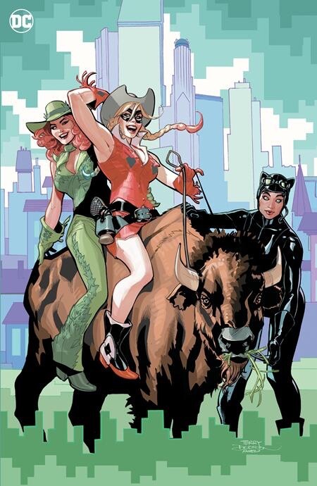 GOTHAM CITY SIRENS #1 VIRGIN 1:50 RATIO - HARLEY CATWOMAN POISON - TERRY DODSON