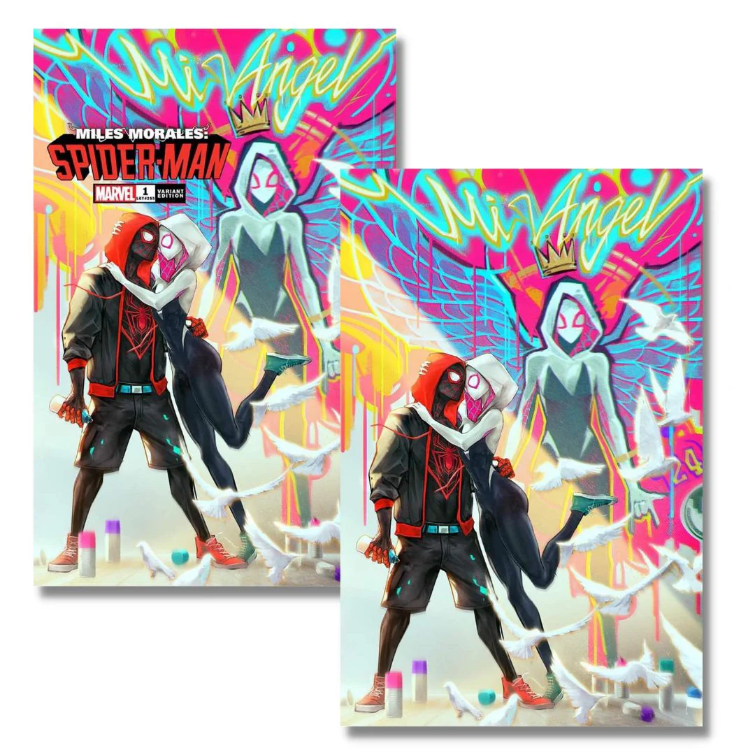 MILES MORALES SPIDER-MAN #1 EXCLUSIVE VIRGIN/TRADE - SPIDER-GWEN - IVAN TAO