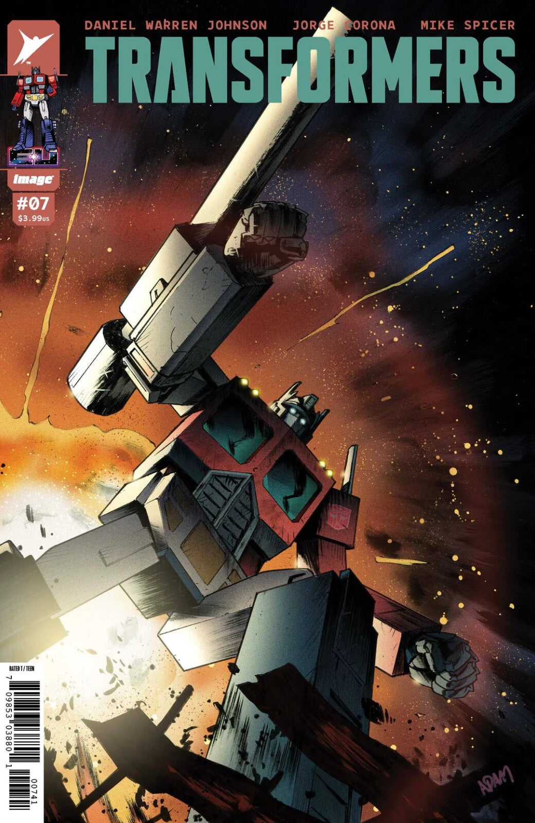 TRANSFORMERS #7 EXCLUSIVE & 1:10 INCENTIVE - GORHAM LTD 400 CoA