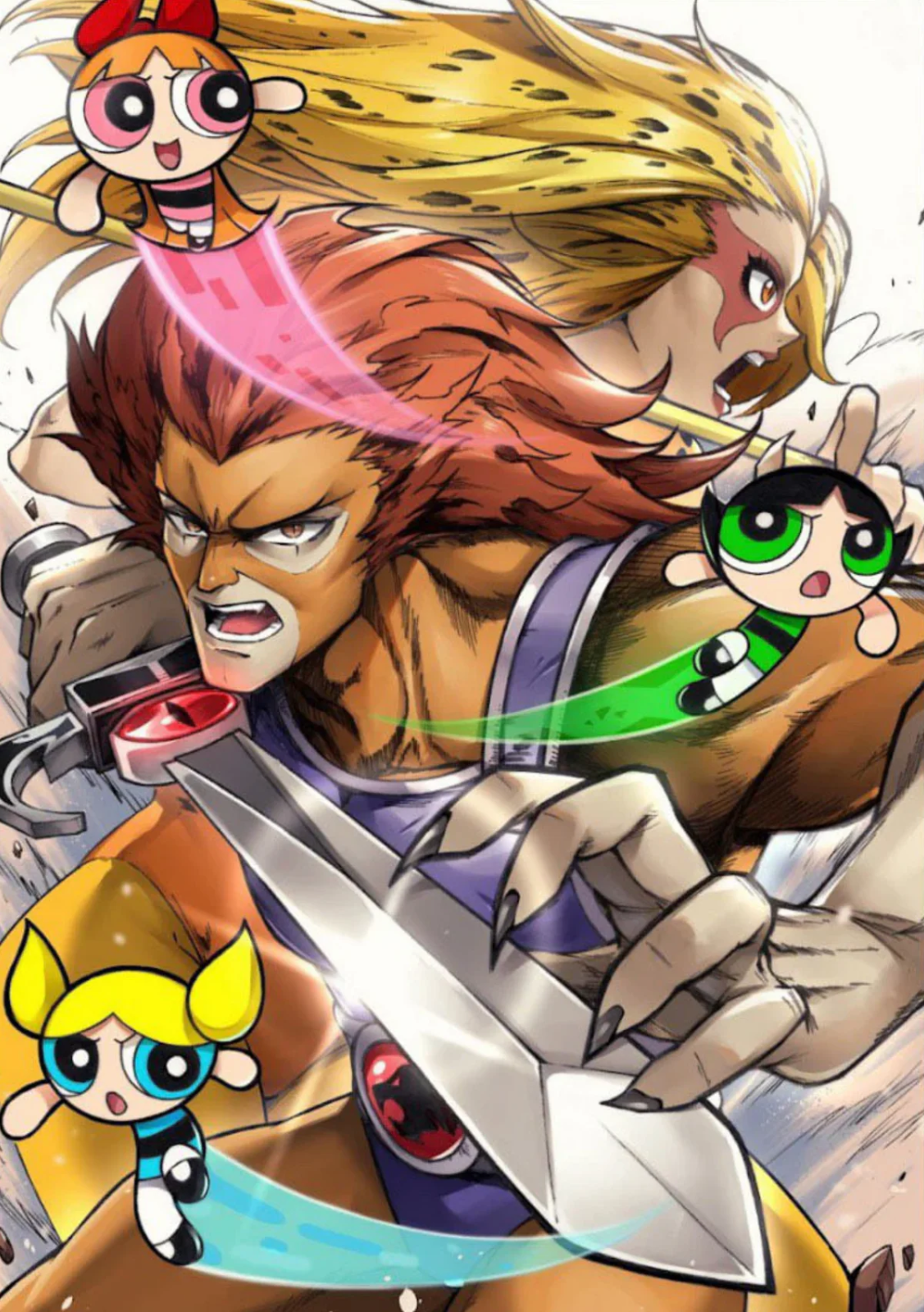 THUNDERCATS POWERPUFF GIRLS #1 VIRGIN EXCLUSIVE 2025 -  RUBY LING - LTD 1K