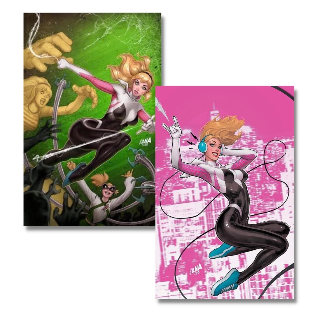 SPIDER-GWEN SMASH #1 & SHADOW CLONE #1 VIRGIN EXCLUSIVES - NAKAYAMA