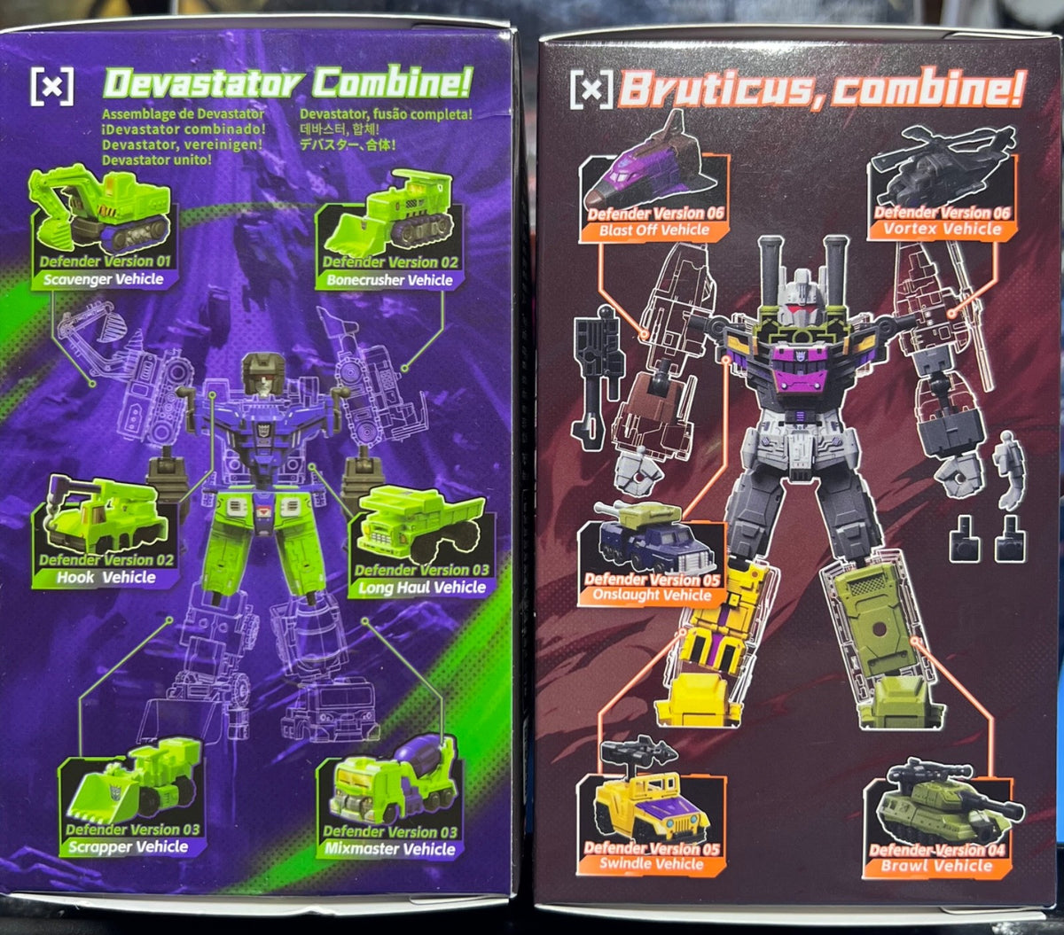 BLOKEES  TRANSFORMERS DEFENDER VERSION - BRUTICUS &  DEVASTATOR ACCESSORY KIT