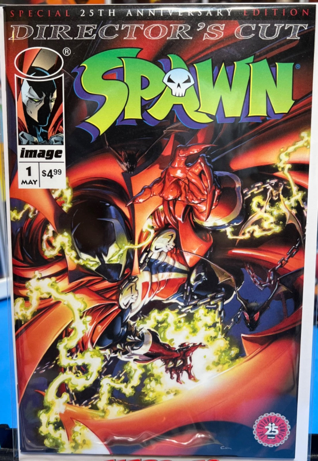 SPAWN #1 DIRECTORS CUT CLAYTON CRAIN HTF 25th ANNIVERSARY 2017