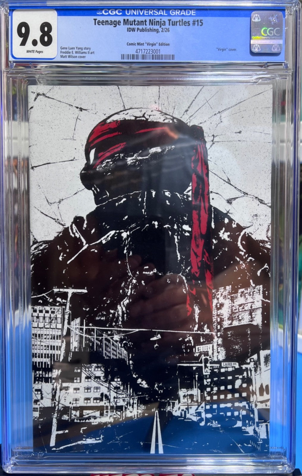 9.8 CGC TEENAGE MUTANT NINJA TURTLES #15 EXCLUSIVE MATT WILSON MEGACON LTD 300