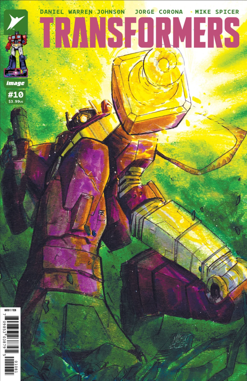 TRANSFORMERS #10 EXCLUSIVE - MICELLI - LTD 750