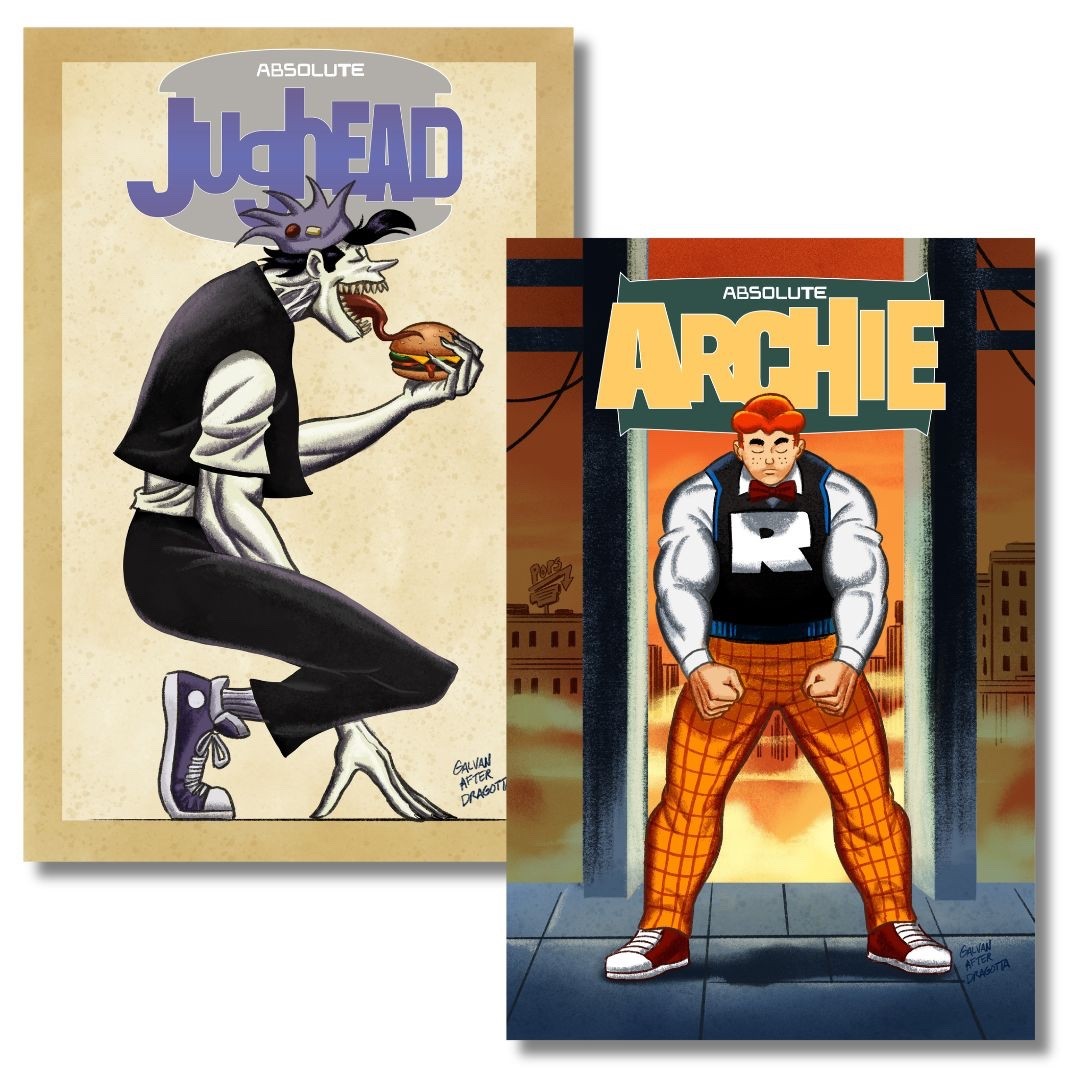 ABSOLUTE ARCHIE & JUGHEAD EXCLUSIVE HOMAGE - MOVIE MANIA #1 - GALVAN - LTD 250