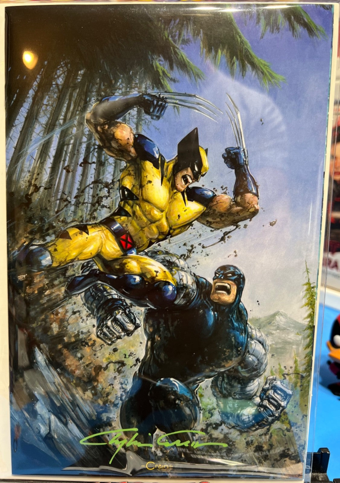 WOLVERINE #1 SIGNED CLAYTON CRAIN VIRGIN EXCLUSIVE LTD 999