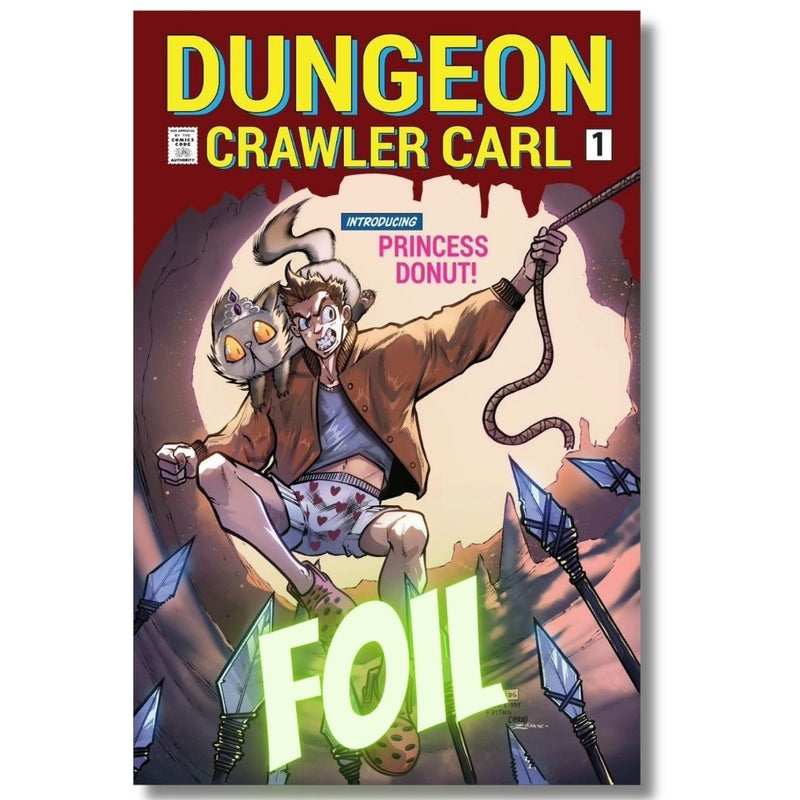 DUNGEON CRAWLER CARL #0 EXCLUSIVE FOIL GUNN SET - AF15 HOMAGE  LTD 100