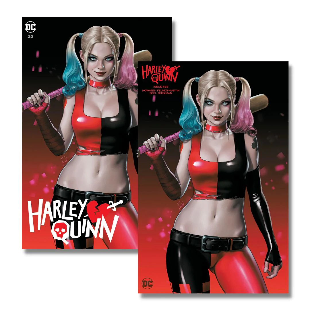 HARLEY QUINN #33 EXCLUSIVE MINIMAL/TRADE - HOT NEW ARTIST IVAN TALAVERA