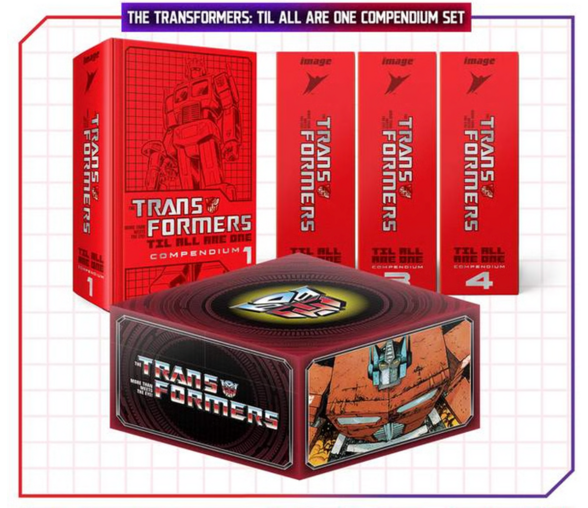 TRANSFORMERS TIL ALL ARE ONE KICKSTARTER COMPENDIUM AUTOBOT HC 4 VOL BOX SET NEW