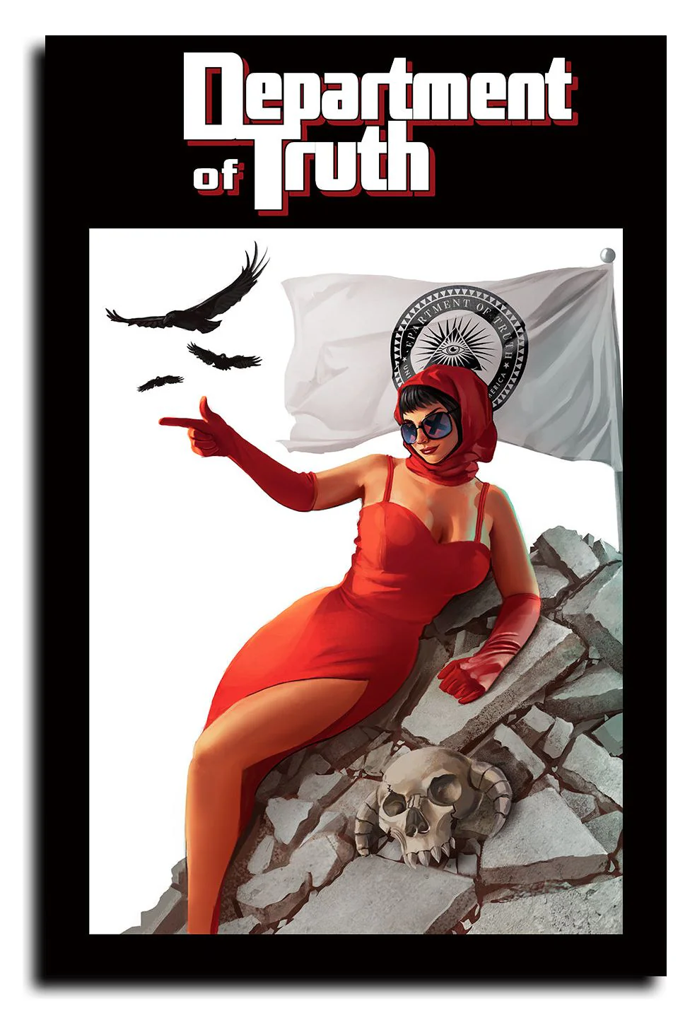 DEPARTMENT OF TRUTH #25 EXCLUSIVE - MARCANO - DAVE STEVENS HOMAGE - TYNION