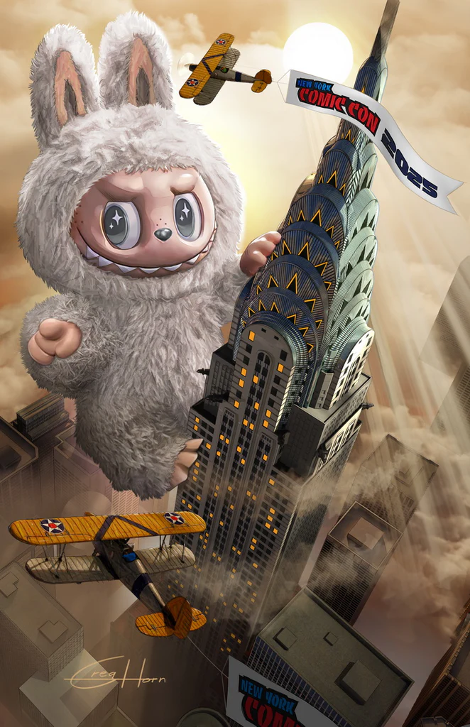 FAME KASING LUNG #1 GREG HORN LABUBU EXCLUISVE NYCC VIRGIN LTD 100