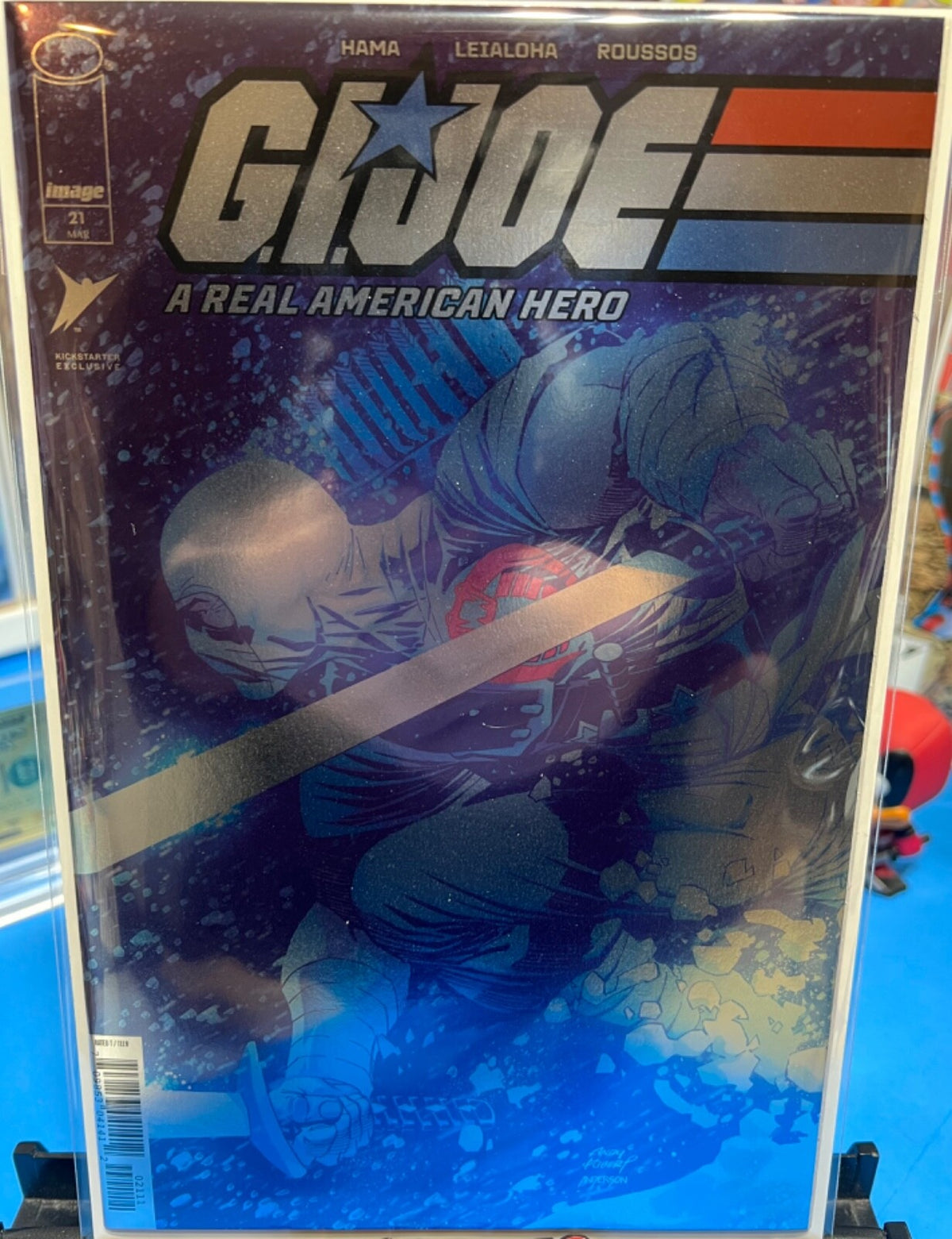 GI JOE ARAH #12 KICKSTARTER EXCLUSIVE FOIL REPRINT 2024 STORMSHADOW