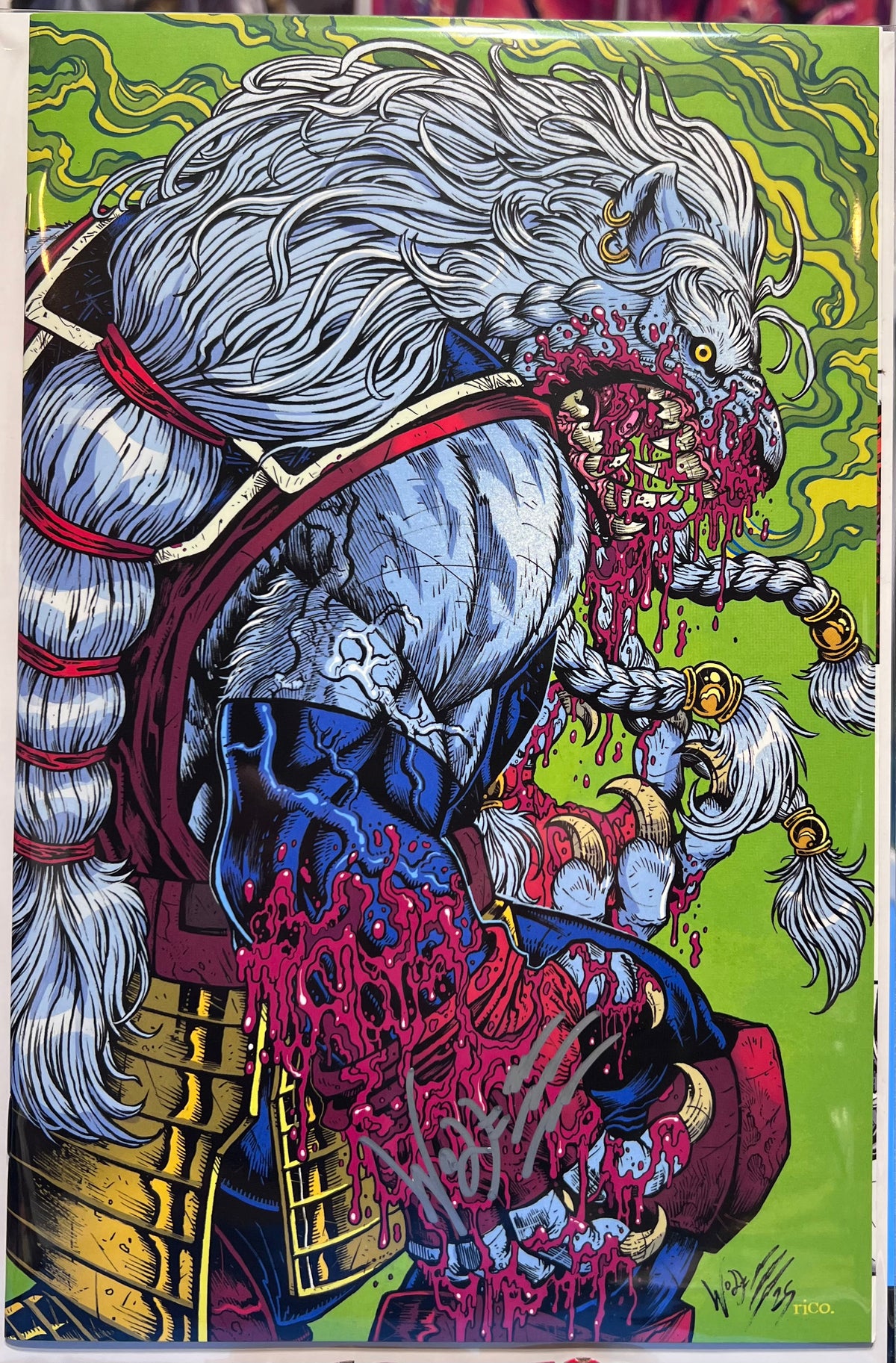 BATTLE BEAST #6 SIGNED VIRGIN EXCLUSIVE - MARIA WOLF- LTD 1K - INVINCIBLE