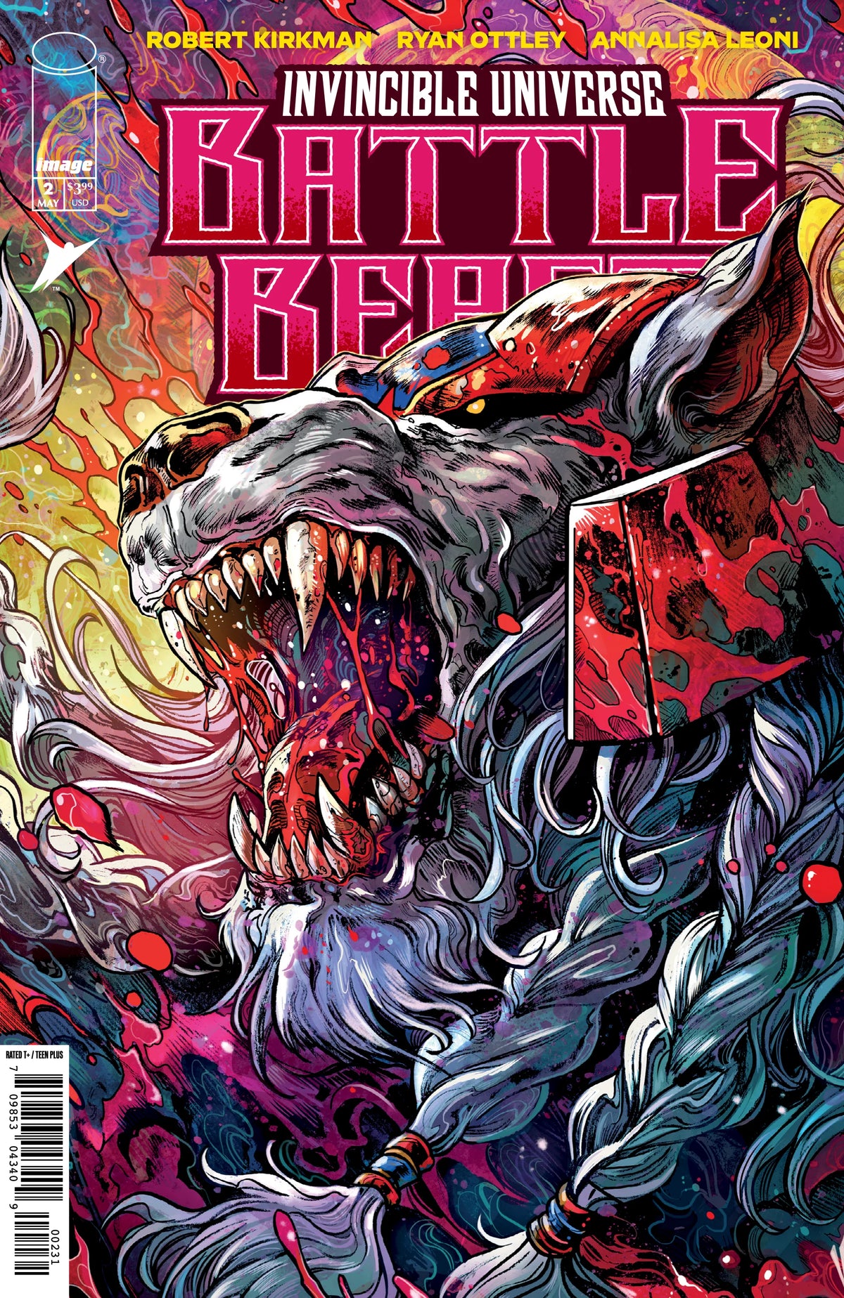 INVINCIBLE BATTLE BEAST #2 FOIL VIRGIN / TRADE EXCLUSIVE - RICCARDI