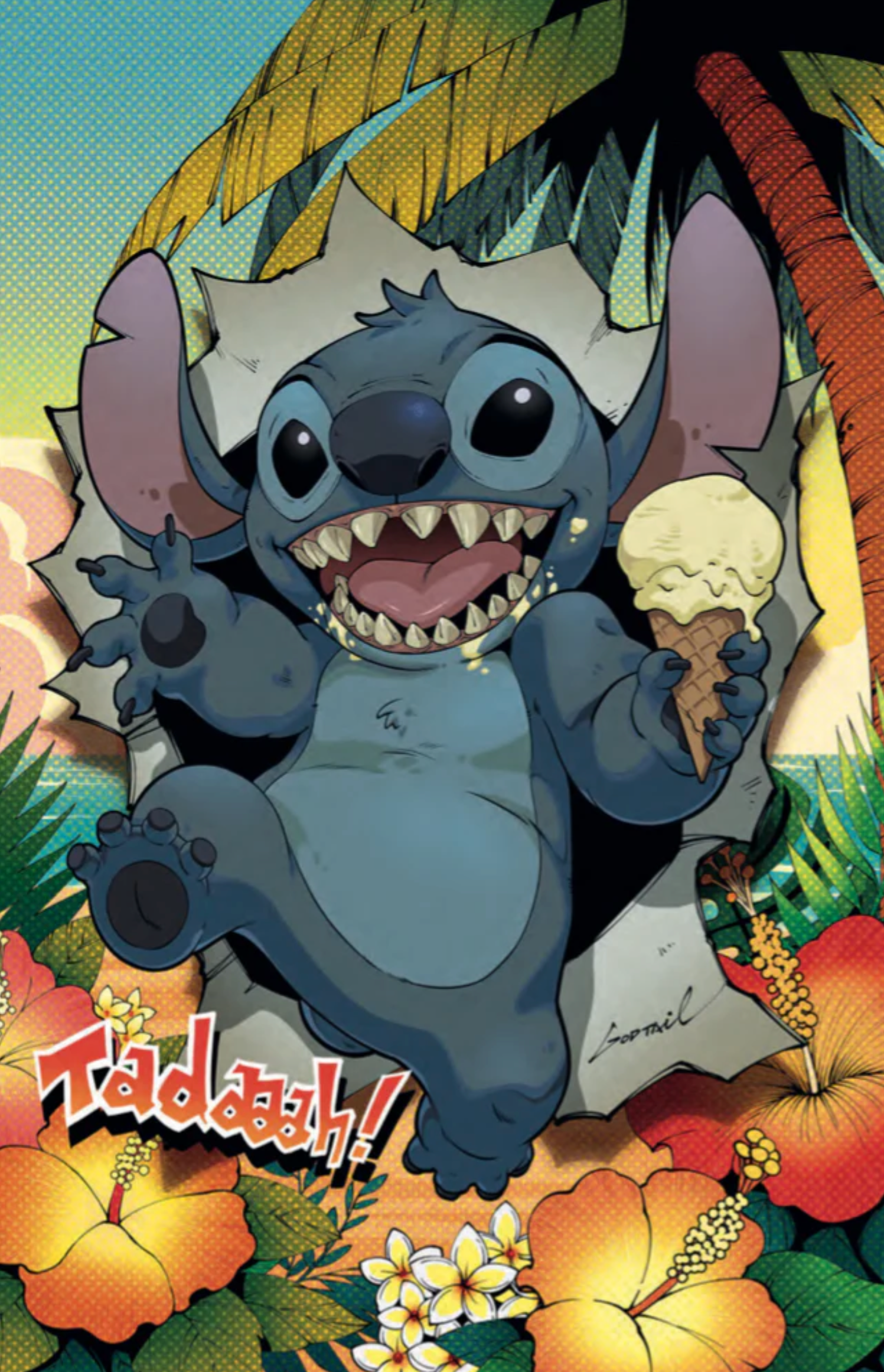 アメコミ リーフ　Disney Stitch #01　Godtail Cover Disney アメコミ リーフ Disney Stitch #01 Godtail Cover Lilo &amp