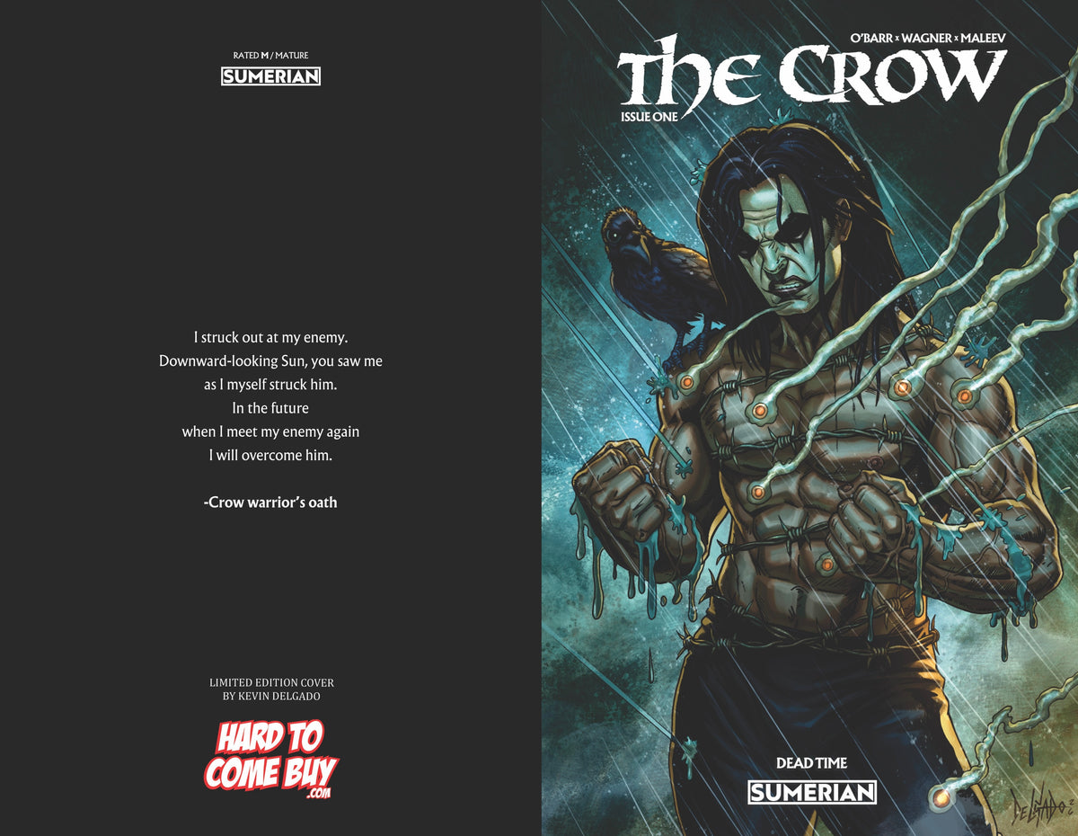 THE CROW DEAD TIME #1 EXCLUSIVE FOIL VIRGIN & TRADE - DELGADO - PRE-SALE EST SHIP DATE 10/5
